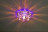 Светильник встраиваемый с разноцветной LED подсветкой Feron 1540 JCD9 прозрачный арт.27872