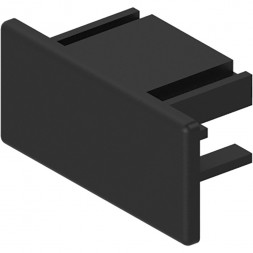 Заглушка пластиковая для шинопровода, черный, LD1013 арт.41988