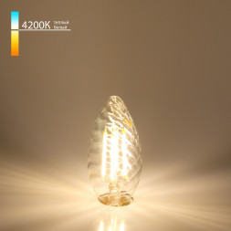Филаментная светодиодная лампа &quot;Свеча витая&quot; CW35 7W 4200K E14 Elektrostandard BL129