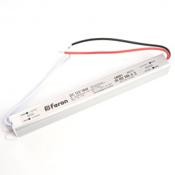 Трансформатор электронный для светодиодной ленты 18W 12V ( ультратонкий драйвер), LB001 арт.48010