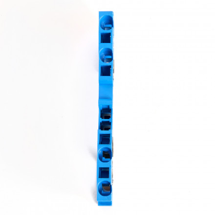 Зажим пружинный, 4-проводной проходной ЗНИ - 2,5 (JXB ST 2,5), синий STEKKER арт.39971