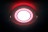 Светодиодный светильник Feron AL2550 встраиваемый 8W 4000K с красной подсветкой, белый арт.27856
