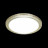 3032/DL TAN SN 059 Светильник пластик/белый/золотой LED 48Вт 3000-6500K D400 IP43 пульт ДУ/ LampSmart LERBA GOLD