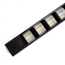 Светодиодный светильник Feron AL130 трековый однофазный на шинопровод 20W 4000K 60 градусов черный серия LensLine арт.48372