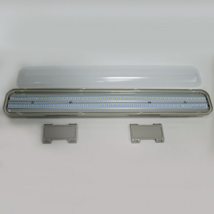 Светодиодный светильник 96LEDs 6400K 20W в пластиковом корпусе IP65, AL5050