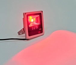 Светодиодный прожектор Feron LL-271 IP66 10W красный арт.12197