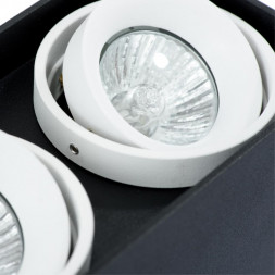 Светильник потолочный Arte Lamp A5655PL-2BK PICTOR черный 2хGU10х50W