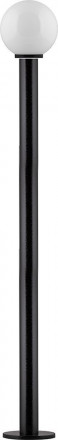 Светильник садово-парковый Feron НТУ 01-60-201 шар с опорой ПМАА E27 230V, молочно-белый