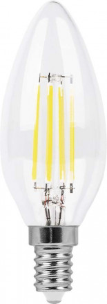 Лампа светодиодная Feron LB-58 Свеча E14 5W 4000K арт.25573