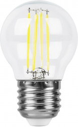 Лампа светодиодная Feron LB-61 Шарик E27 5W 6400K