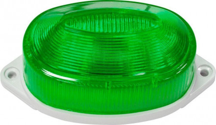Светильник-вспышка (стробы) 3,5W 230V, зеленый, ST1C арт.26003
