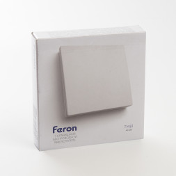 Выключатель беспроводной FERON TM81 SMART, 230V, 500W, одноклавишный, белый арт.41128