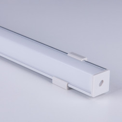 Квадратный угловой алюминиевый профиль для светодиодной ленты Elektrostandard LL-2-ALP009