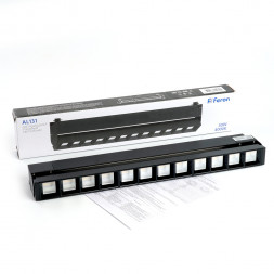 Светодиодный светильник Feron AL131 трековый однофазный на шинопровод 30W 4000K 60 градусов черный серия LensFold арт.48378