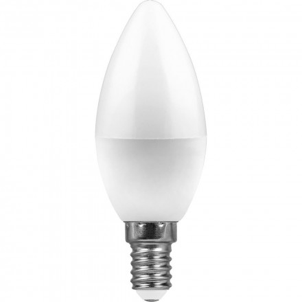 Лампа светодиодная Feron LB-570 Свеча E14 9W 4000K арт.25799