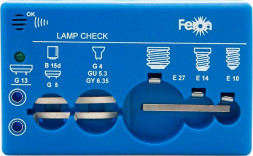 Детектор для проверки ламп, 6F22/9V, синий, LC10