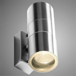 Уличный светильник Arte Lamp A3202AL-2SS MISTERO матовое серебро 2хGU10х35W 220V