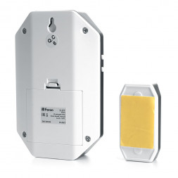 Звонок дверной беспроводной Feron E-377 Электрический 30 мелодий белый с питанием от батареек