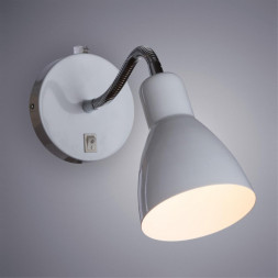 Светильник настенный Arte Lamp A1408AP-1WH DORM белый 1хE14х40W 220V