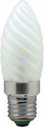 Лампа светодиодная, 6LED(3.5W) 230V E27 4000K матовая хром, LB-77 арт.25342