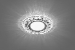 Светильник встраиваемый с белой LED подсветкой Feron CD903 потолочный MR16 G5.3 белый арт.28846