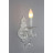 Светильник настенный Omnilux OML-76901-01 Carbonia 1хE14х40W Белый+серебро