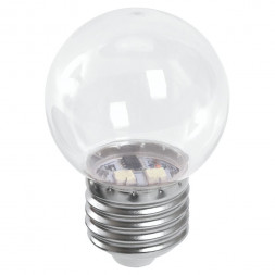 Лампа светодиодная Feron LB-37 Шарик E27 1W 6400K прозрачный
