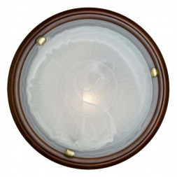 Настенно-потолочный светильник СОНЕКС 336 LUFE WOOD E27 3*100W 220V IP20 белый/коричневый