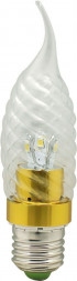 Лампа светодиодная Feron LB-78 Свеча на ветру E27 3,5W 4000К