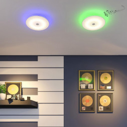 Потолочный светильник СОНЕКС 4629/DL ROKI muzcolor LED 48W 220V 4200-6500-3000K IP20 белый