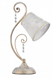 Настольная лампа Freya FR2406-TL-01-WG Lorette Белый с Золотом 1хE14х40W AC220-240V IP20