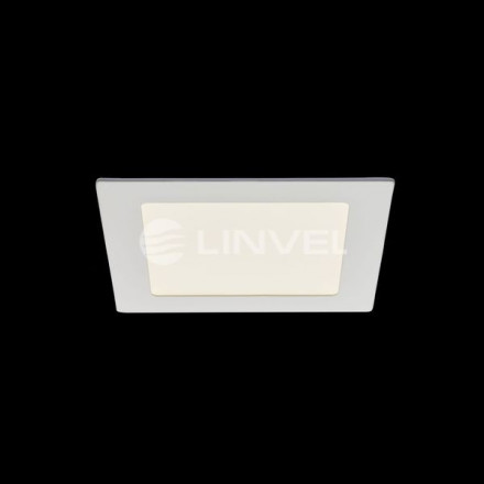 Светильник LINVEL SPL1 12W 4000 K  квадрат, размер 170*170