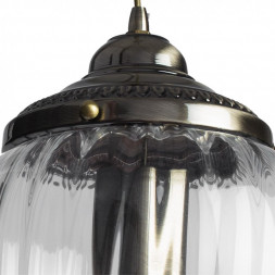 Светильник подвесной Arte Lamp A1091SP-1AB RIMINI античная бронза 1хE27х60W 220V