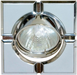 Светильник потолочный, MR16 G5.3 серый-хром, 098T-MR16-S арт.17659