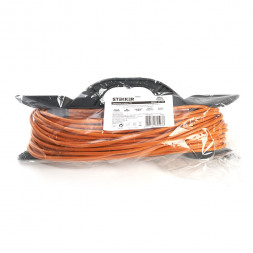 Удлинитель-шнур на рамке 1-местный б/з Stekker, HM02-02-30, 30м, 2*0,75, серия Home, оранжевый