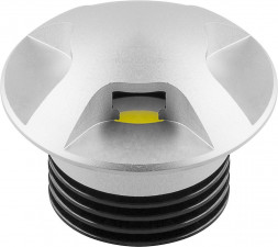 Светодиодный светильник Feron LN004 встраиваемый 3W 4000K серебро арт.29579