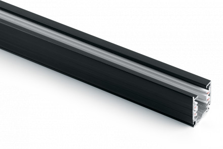 Шинопровод для трековых трехфазных  светильников , черный матовый , 2м , Ш2000-2М