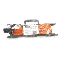 Удлинитель-шнур на рамке 1-местный б/з Stekker, HM02-02-20, 20м, 2*0,75, серия Home, оранжевый