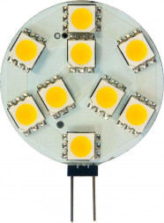 Лампа светодиодная, 12LED(3W) 12V G4  2700K, LB-16 арт.25094