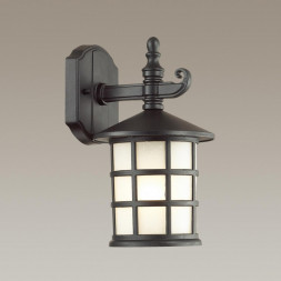 Уличный настенный светильник ODEON LIGHT 4042/1W HOUSE E27 60W 220V IP44 черный