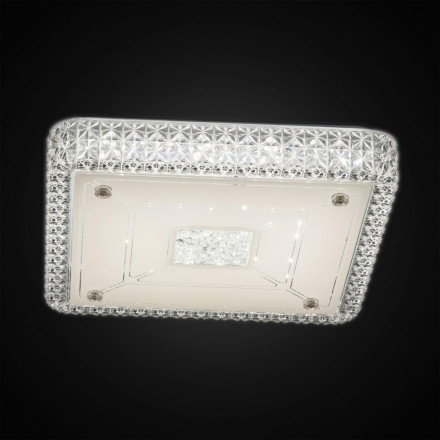 Светильник потолочный Citilux CL705221 Кристалино Белый+Прозрачный LED 36W 3000K