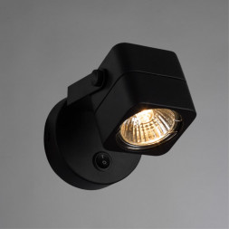 Светильник настенный Arte Lamp A1314AP-1BK LENTE черный 1хGU10х50W 220V