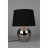 Настольная лампа Omnilux OML-82504-01 Velay 1хE27х60W Черный+хром