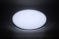 Светодиодный управляемый светильник накладной Feron AL5000 STARLIGHT тарелка 100W 3000К-6500K белый с кантом