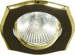 Светильник потолочный, MR16 G5.3 черный-золото, A246 арт.17739
