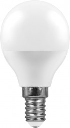 Лампа светодиодная Feron LB-95 Шарик E14 7W 6400K арт.25480