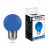 Лампа светодиодная Feron LB-37 Шарик E27 1W Синий