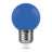 Лампа светодиодная Feron LB-37 Шарик E27 1W Синий арт.25118