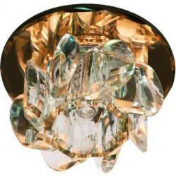 Светильник потолочный,JCD9 35W G9, коричневый,хром, с лампой, 1530 арт.28154