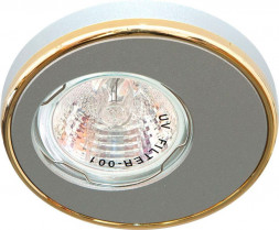 Светильник встраиваемый Feron DL1A потолочный MR16 G5.3 алюминий-золото
